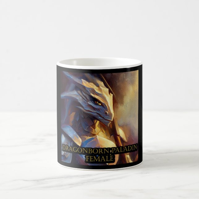 Mug Femme de Paladin de Dragonborn (Centre)