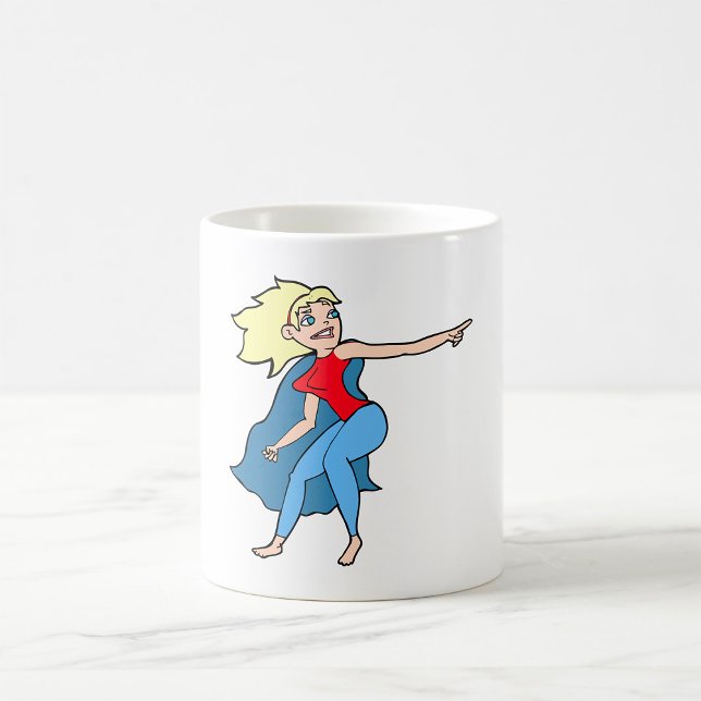 Mug Femme de super-héros (Créateur téléchargé)