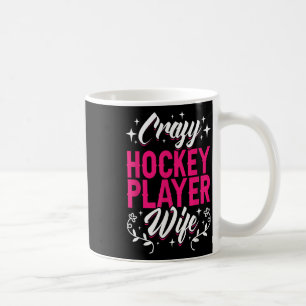 Mug Femme folle de joueur de hockey Champ de hockey su