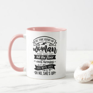 Mug Femme forte Citation religieuse chrétienne Citatio