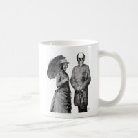 Femme hurlante et crâne
