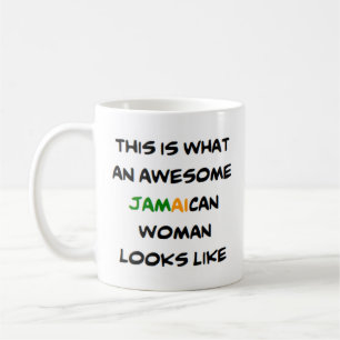 Mug femme jamaïcaine, géniale