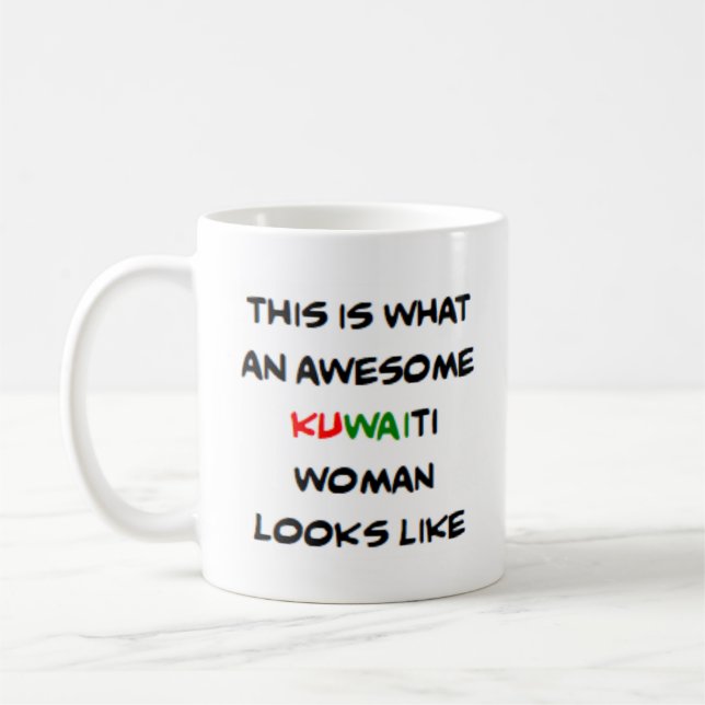 Mug femme koweïtienne, formidable (Gauche)