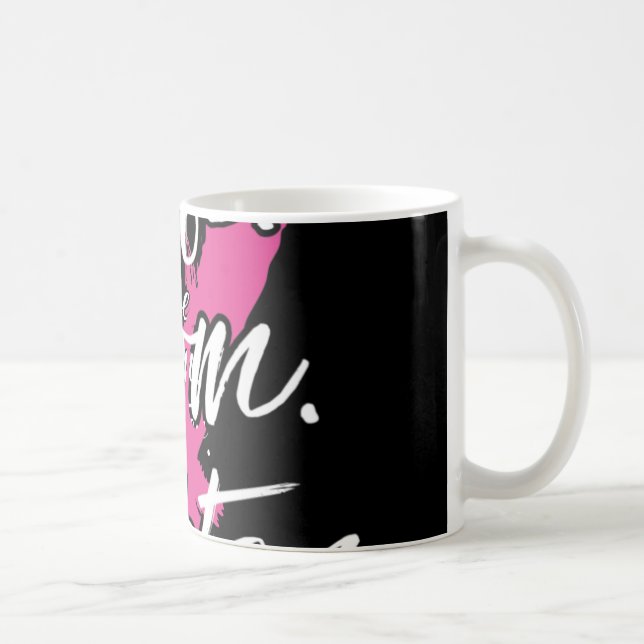 Mug Femme Maman Fighter Cancer du sein Patient Pink Aw (Droite)