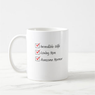 Mug Femme Maman Mormor Suédoise Femme