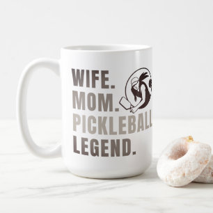 Mug Femme Maman Pickleball Legend - Vintage Drôle Femm