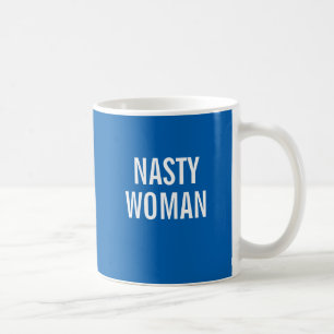 Mug Femme méchante sur le bleu de Démocrate