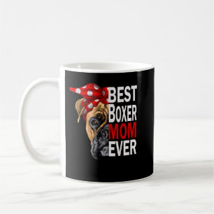 Mug femme meilleur boxer maman jamais Amoureux des chi