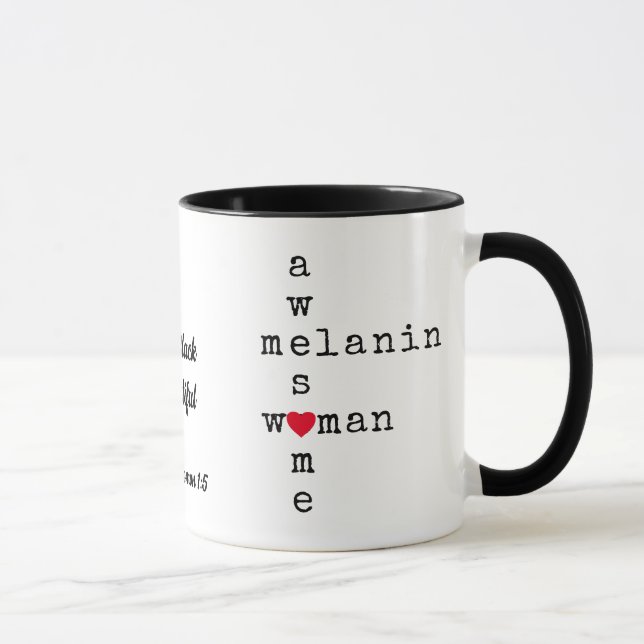 Mug FEMME MELANIN INCONTOURNABLE | Personnalisable Chr (Droite)
