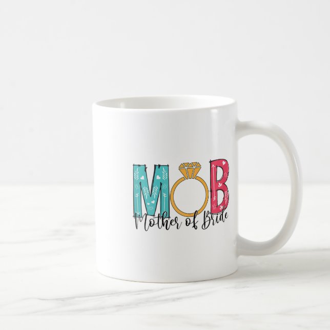 Mug Femme mère de la mariée Mob Mog enterrement de vie (Droite)