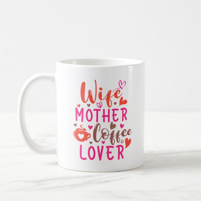 Mug Femme Mère Lover café (Gauche)