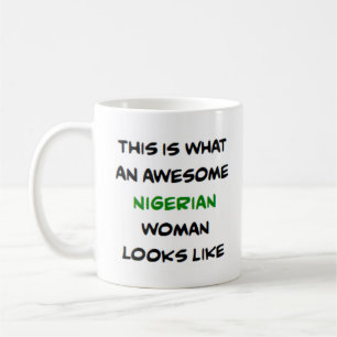 Mug femme nigériane, formidable