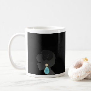 Mug Femme noire Silhouette Dark Glamor