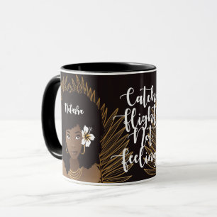 Mug Femme noire, Vols Captifs Pas Sentiments