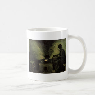 Mug Femme paysanne près de la cheminée Vincent van Gog