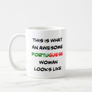 Mug femme portugaise, géniale