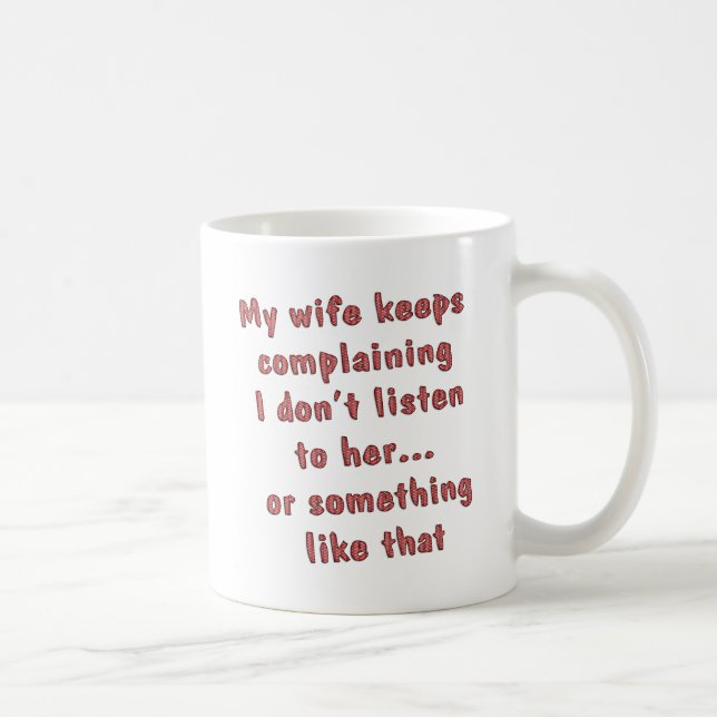 Mug Femme qui se plaint (Droite)
