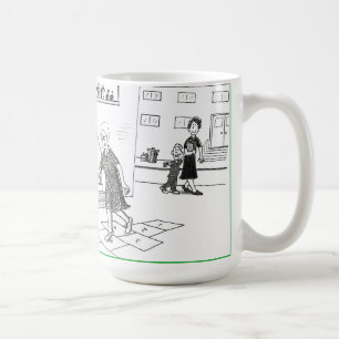 Mug Femme Retraitée Plus Âgée Saut Jouer À Hopscotch G