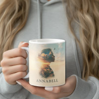 Femme romantique Nature Silhouette personnalisée