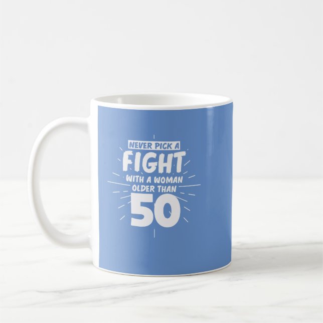 Mug Femmes Anniversaires 50e Anniversaire 50 ans Drôle (Gauche)