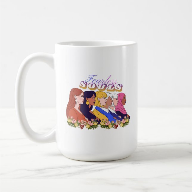 Mug Femmes Empowerment Âmes Intrépides (Gauche)
