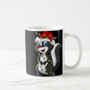 Mug Femmes Noël Lumières Chapeau de Père Noël Mouffett