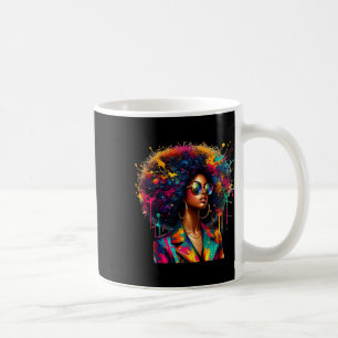Mug Femmes noires Melanin Queen forte Afro Africain Dr