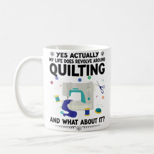Mug Femmes Oui En fait Ma Vie tourne autour de Qu