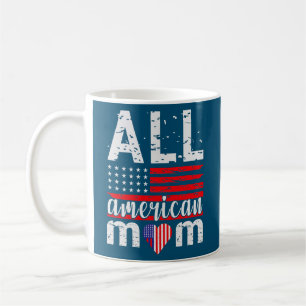Mug FEMMES Toute Américaine Maman mère jour Fête des f