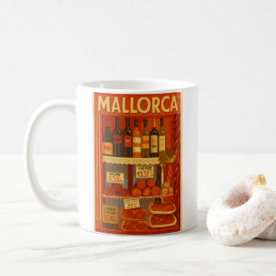 Mug Fenêtre de magasin de Chorizo au vin rétro vintage