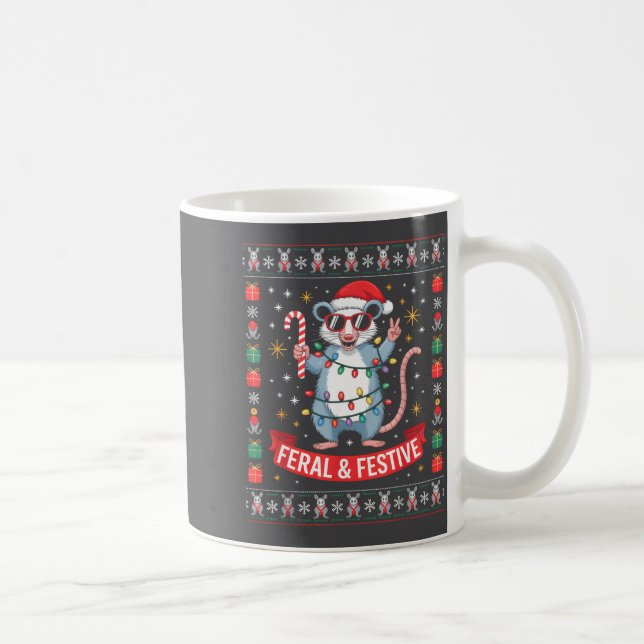 Mug Feral And Festive Ossum Christmas Sweater  (Droite)