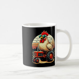 Mug Ferme animale drôle de Sungles de poulet pour homm