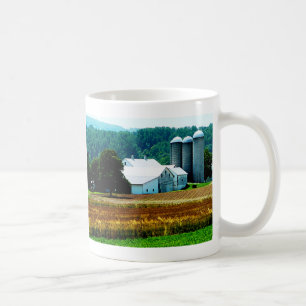 Mug Ferme avec Silos blancs
