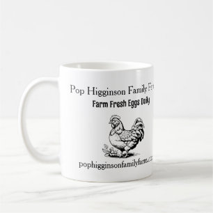 Mug Ferme de poulet Vintage rustique
