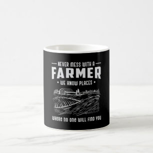 Mug Fermier Agriculture Agricole Amusement Tractor Don