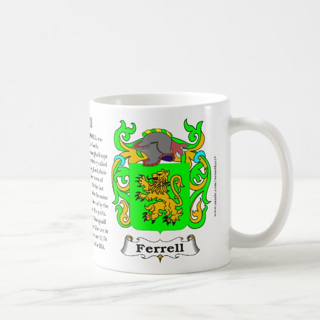 Mug Ferrell, l'origine, la signification et la crête (Droite)