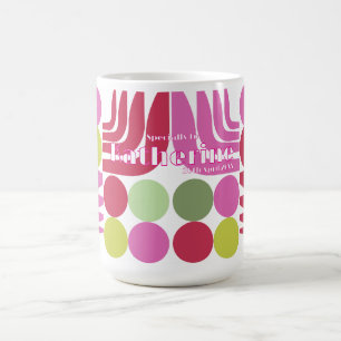 Mug Festa Bohème Rouge Rose Vert