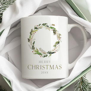Mug Festif Watercolor Wreath