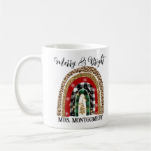 Festif Whimsical mignon Plaid Holiday Nom arc-en-c