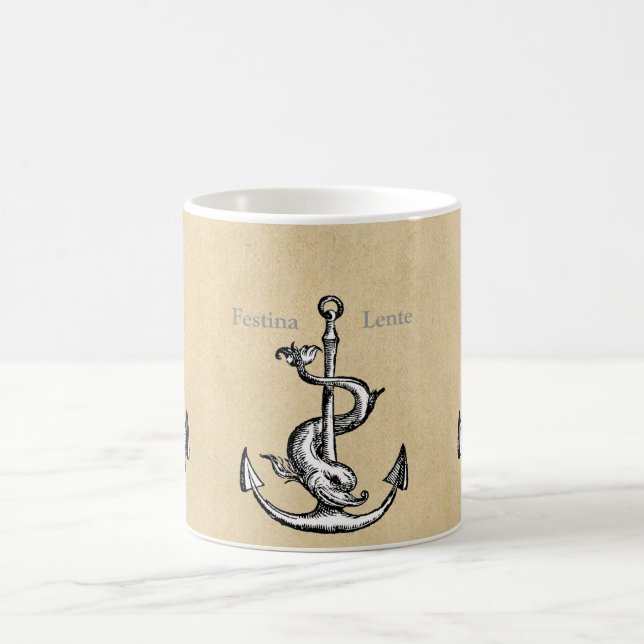 Mug Festina Lente - faites vite lentement (Centre)