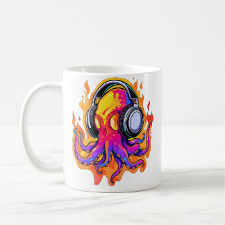 Mug Festival de Dj Edm Pieuvre de Feu Rave d'Été