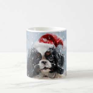 Mug Festival de Noël de Chien Chin Japonais