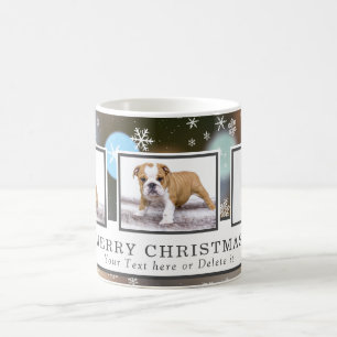 Mug Festive Chien animal de compagnie photo Collage Sn