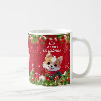 Mug "Festive Noël des chiots"
