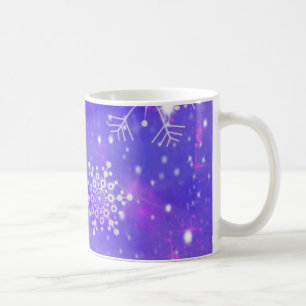 Mug Festive Violet Fête Fête Fête de Noël