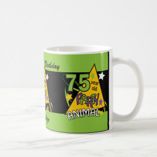 Mug Fêtard de 75 ans - soixante-quinzième anniversaire