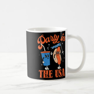 Mug Fête Aux Etats-Unis 4 juillet Fête De L'Indépendan