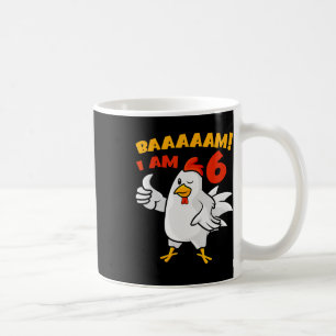 Mug Fête d'anniversaire 6 ans de poulet Ferme de poule