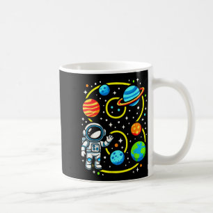 Mug Fête d'anniversaire d'astronaute 8 ans garçon fill