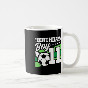 Mug Fête d'anniversaire de football - Garçon de 11 ans